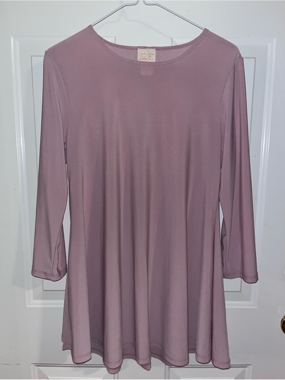 Zadie B’S Rose Pink Long Sleeve Swing Top